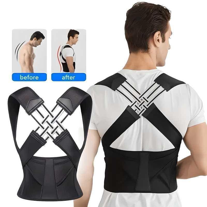 Back Posture Correct Belt – Adjustable Posture Support Brace for Men & Women